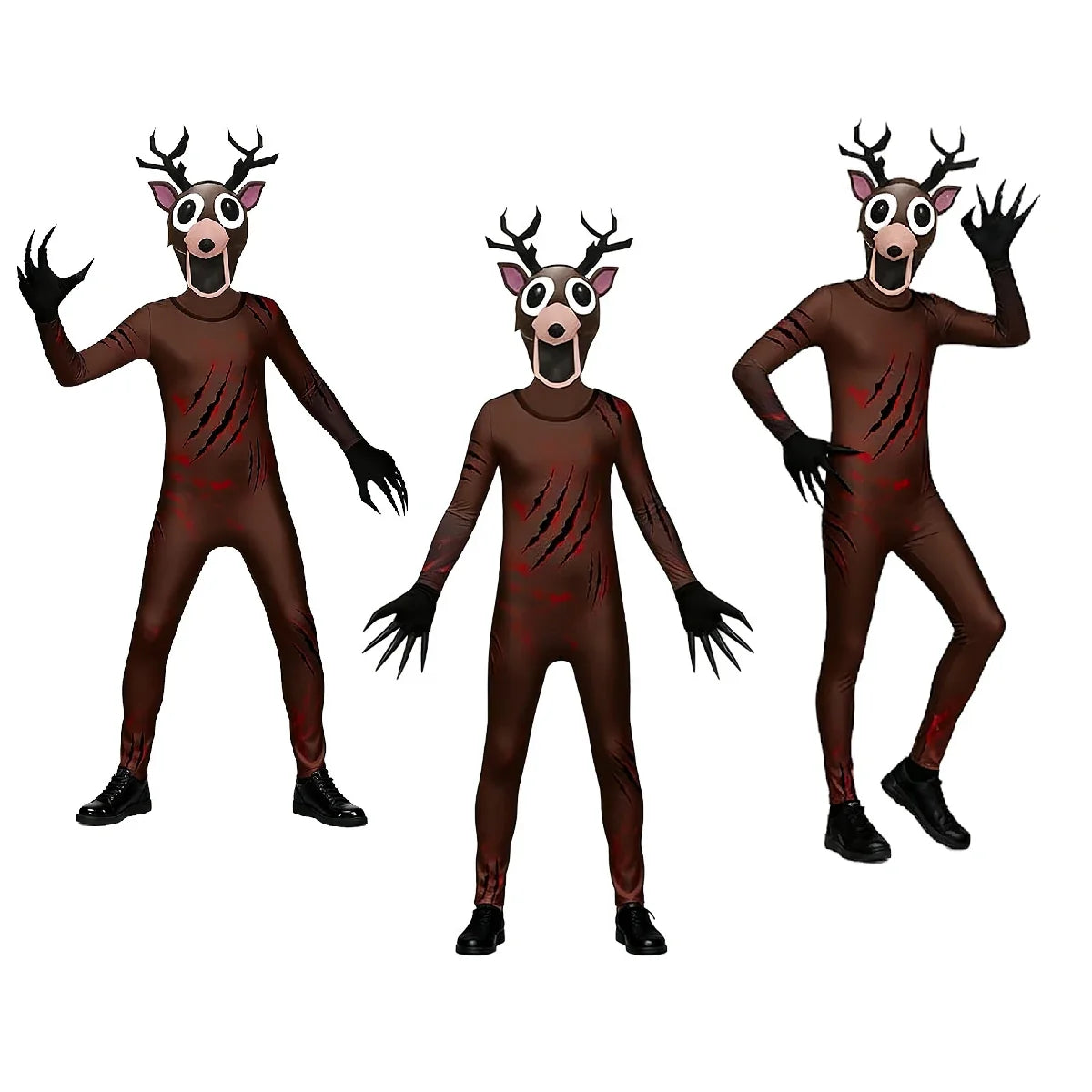 Trendbay 99 Nights in the Forest Deer Cosplay Costume Animal Jumpsuit with Gloves
