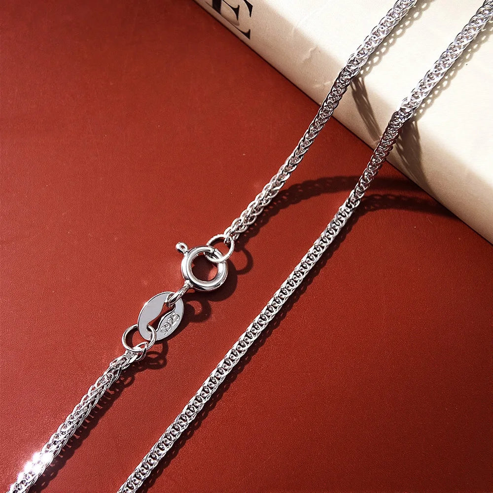 Trendbay 925 Sterling Silver Moissanite Cross Pendant Necklace – 2.5–5mm Cross Necklace for Men & Women