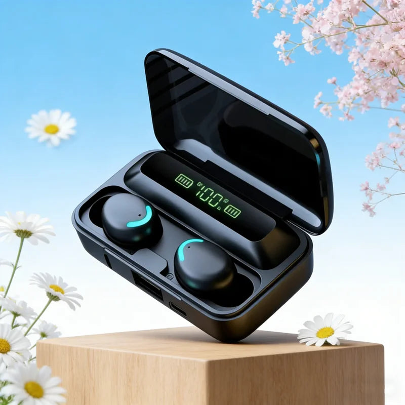 Trendbay Wireless Earbuds 9D Stereo Sports Headphones