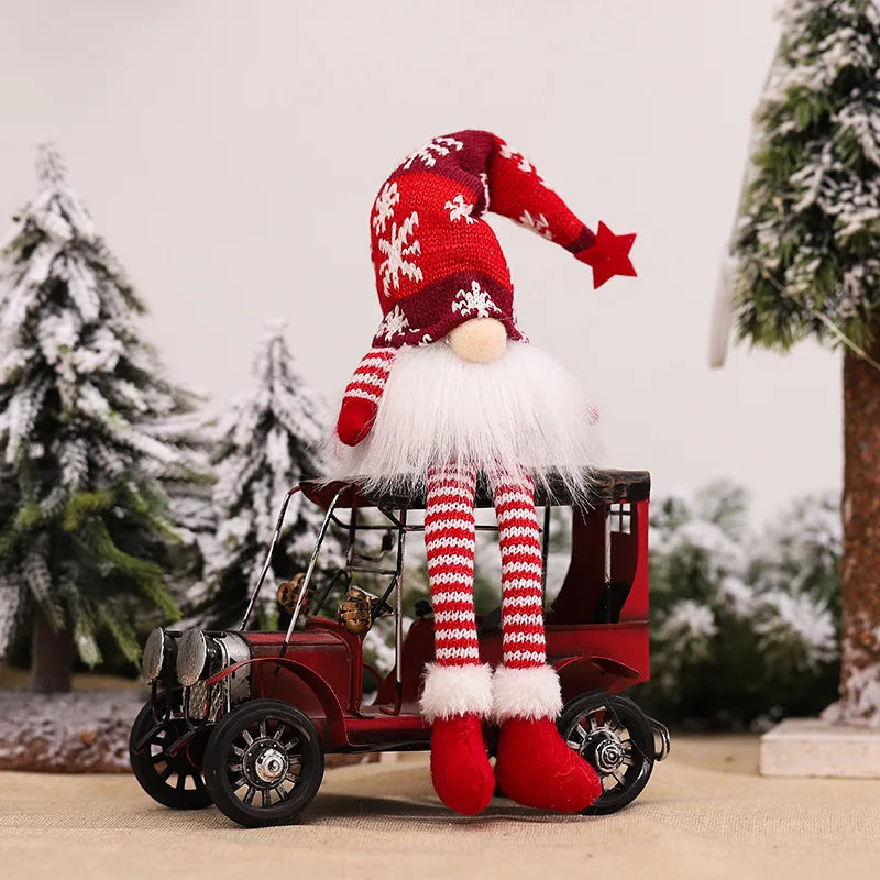 Trendbay LED Faceless Elf Gnome Red Doll 9×23CM