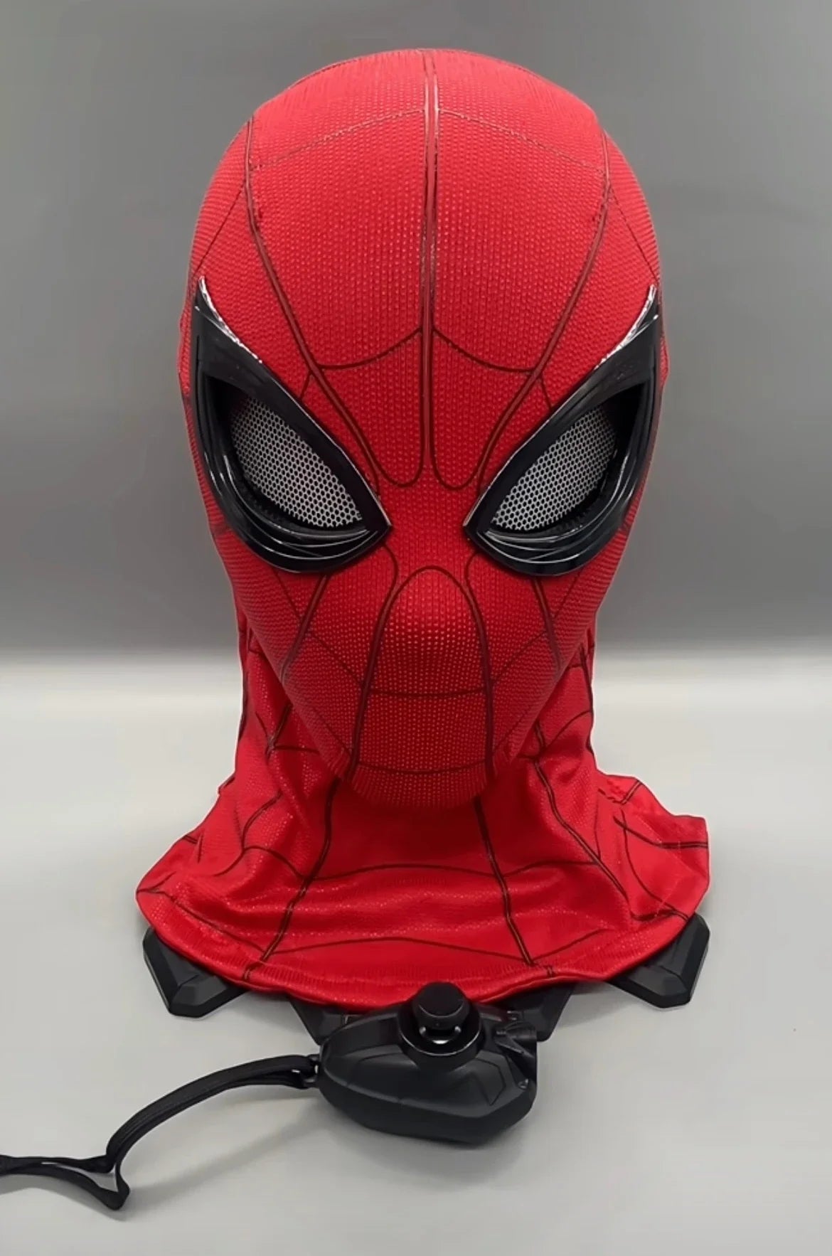 Trendbay Tobey-Style Spider-Man 3D Cosplay Mask Faceshell & Detachable Lenses Red