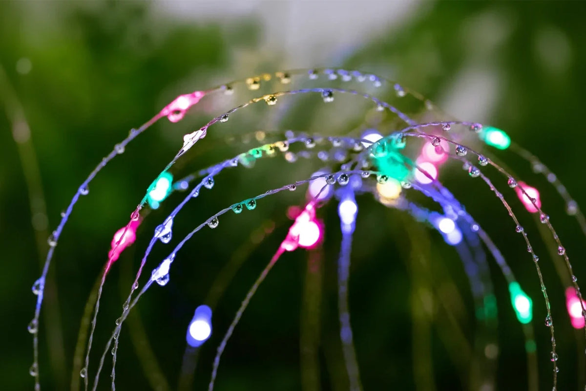 Trendbay 420LED Solar Firework Stake RGB Dandelion Garden Lights