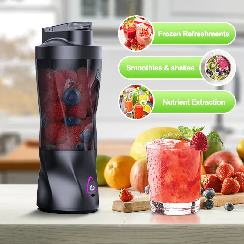 Trendbay Portable USB Rechargeable Juicer Blender 700ML
