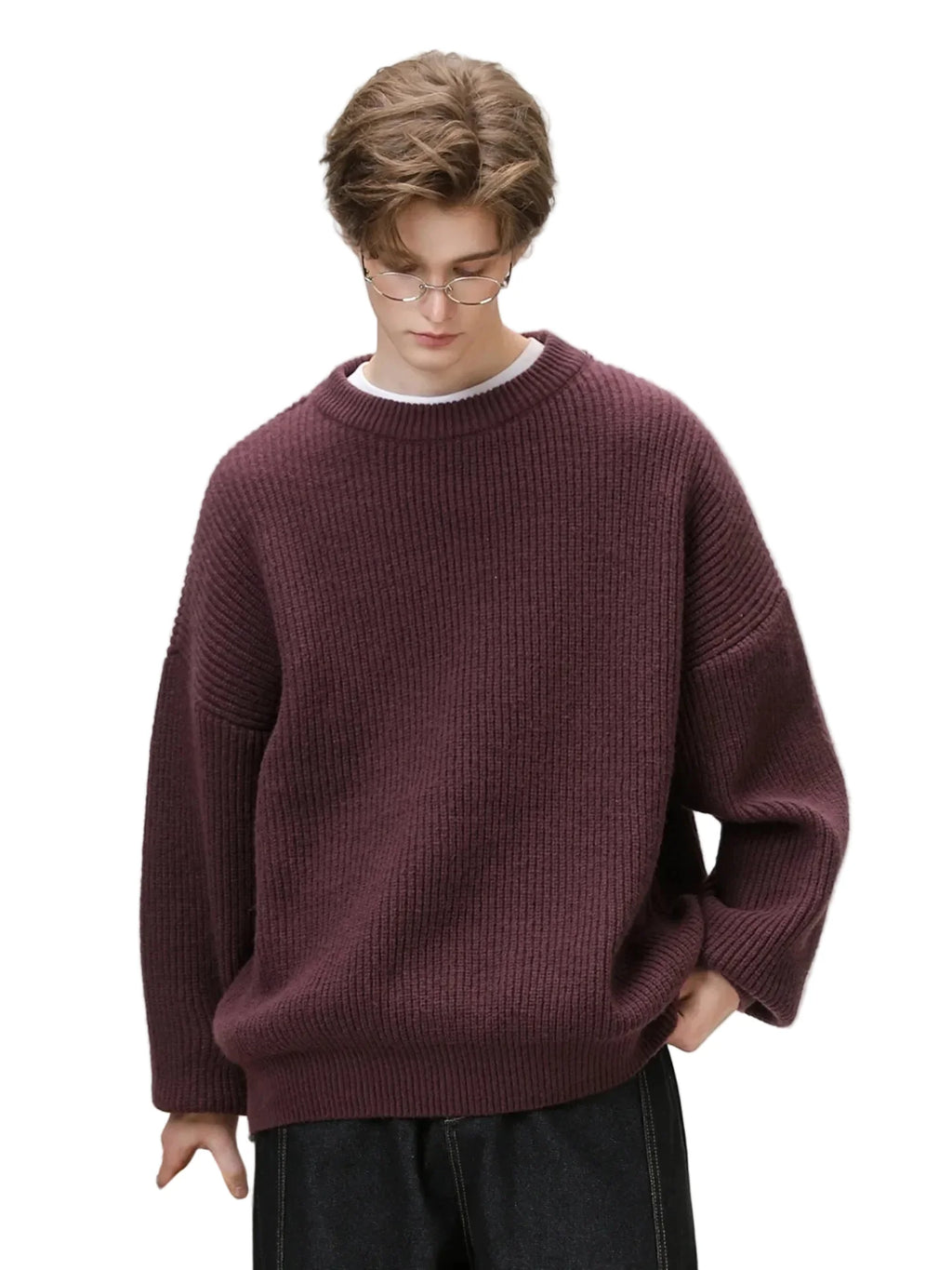 Trendbay Men's Heavyweight Knit Sweater