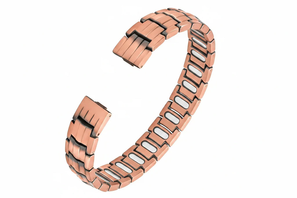 Trendbay Premium Copper Magnetic Bracelet for Men – Titanium Steel Wristband