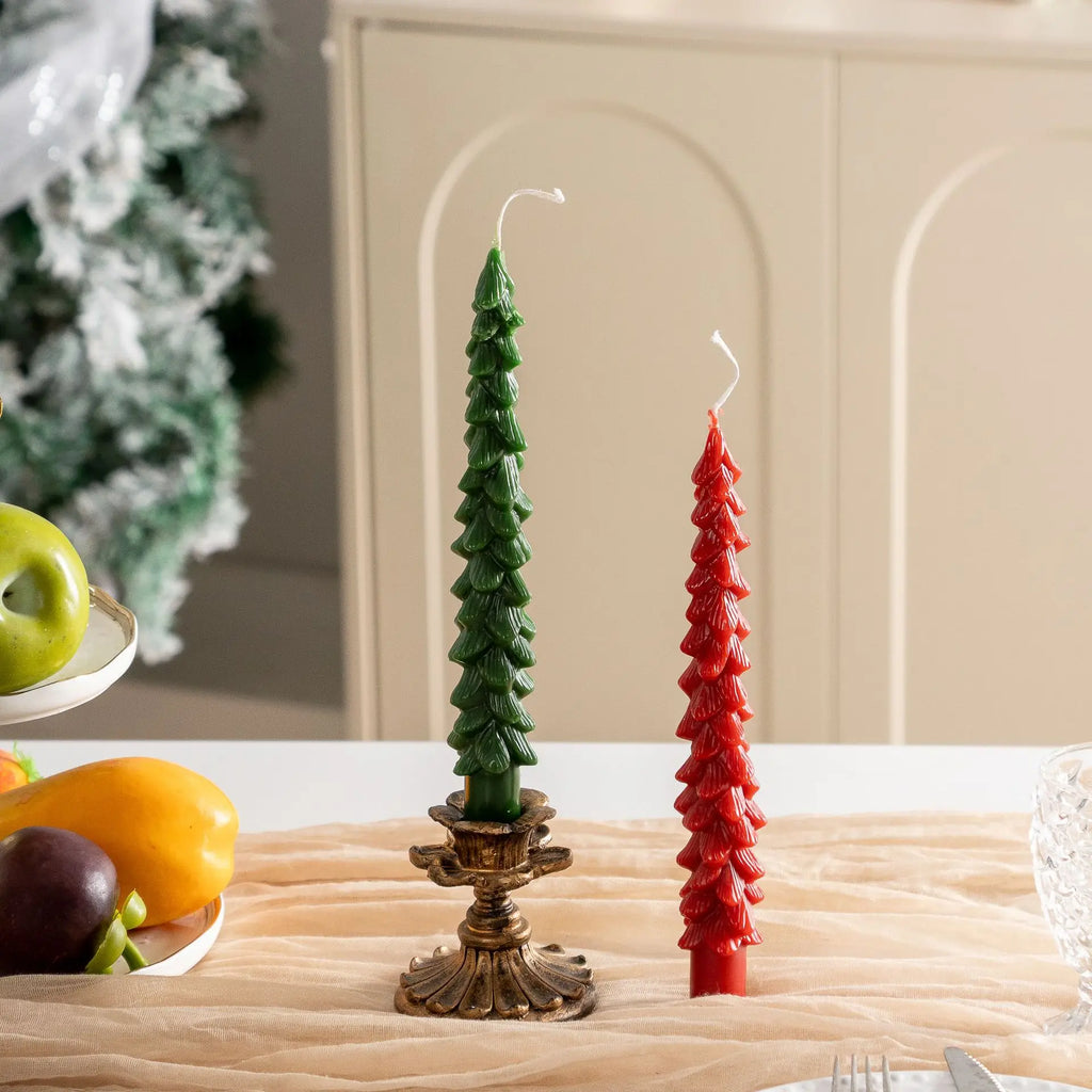 Trendbay Christmas Tree Shaped Decorative Candles