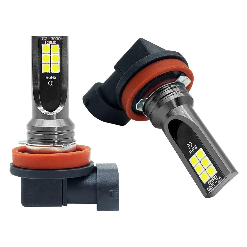 Trendbay 2PCS H8 H11 H16 9005 9006 LED Car Fog Light Bulbs
