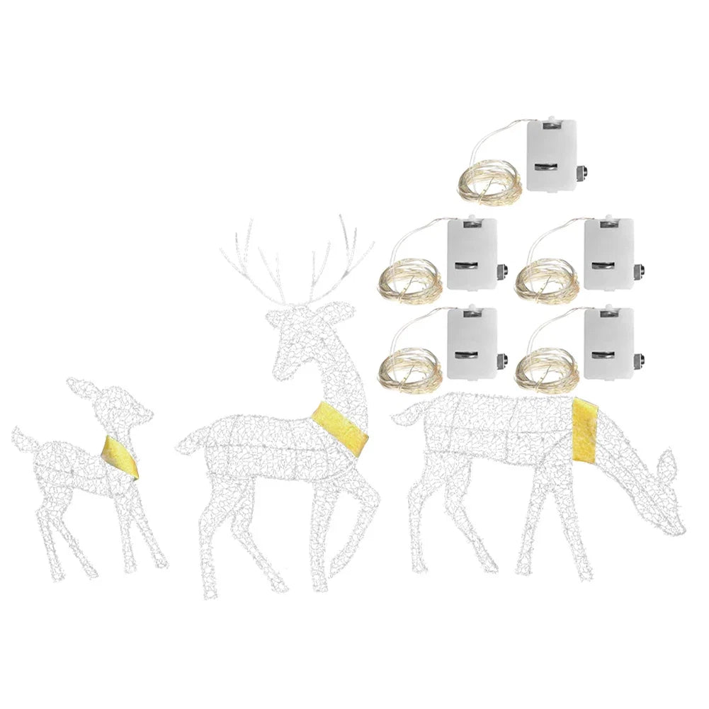 Trendbay Lighted Christmas Reindeer Yard Decoration
