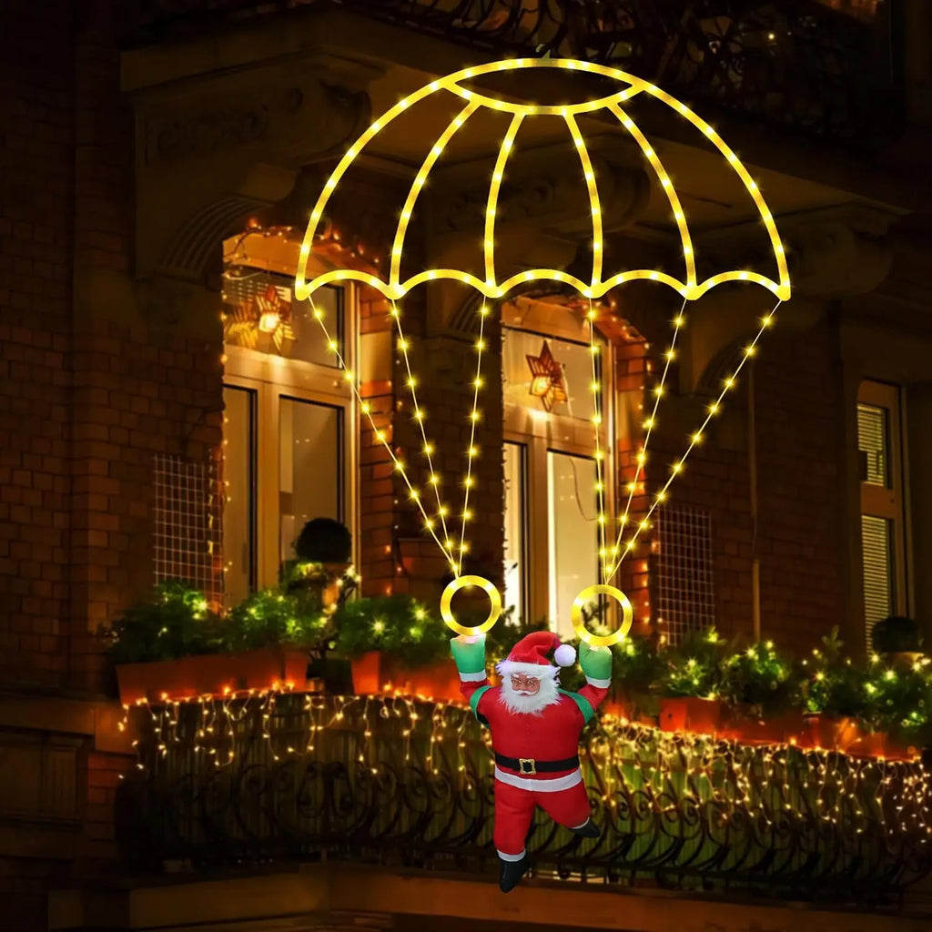 Trendbay LED Santa Claus Parachute Lights