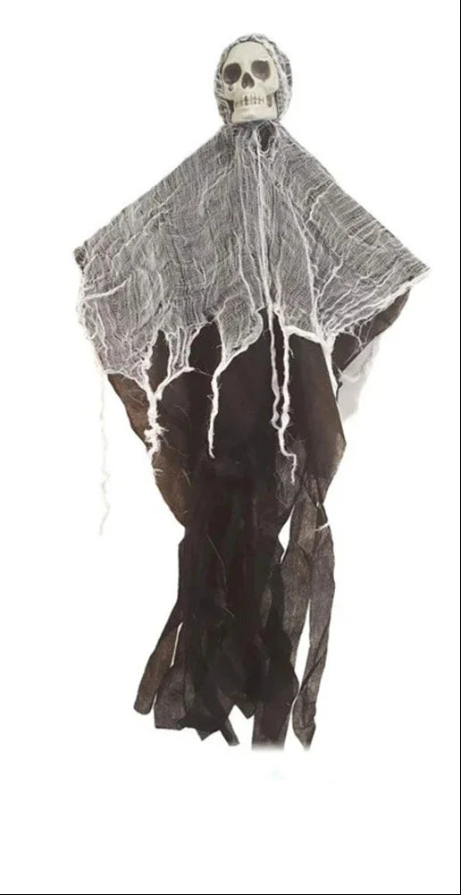 Trendbay Halloween Hanging Skull Ghost Decoration – 50 × 90 cm