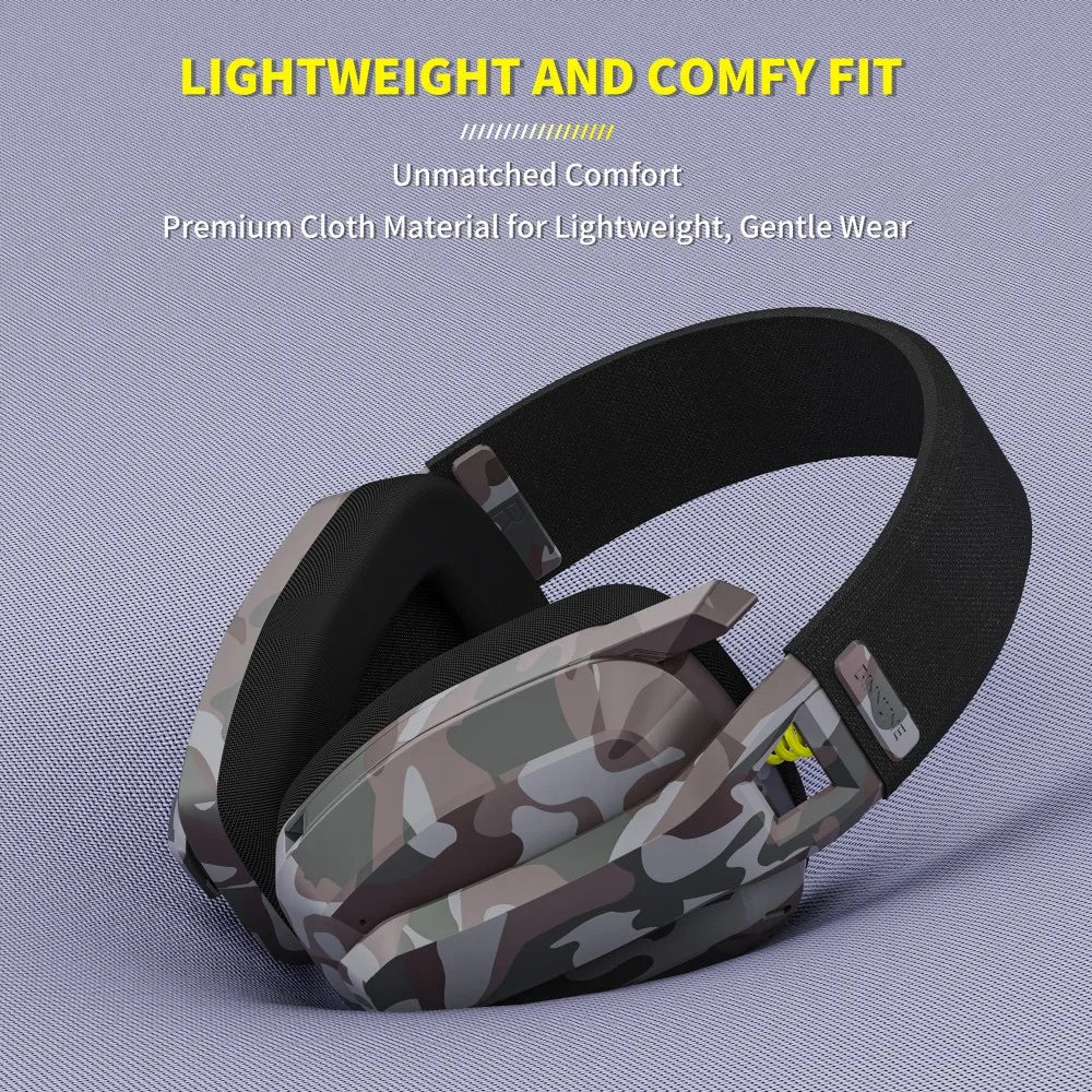Trendbay Wireless Gaming Headset with Mic Camouflage