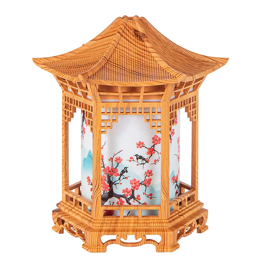 Trendbay Pavilion Humidifier – Chinese Style Aroma Diffuser with Night Light