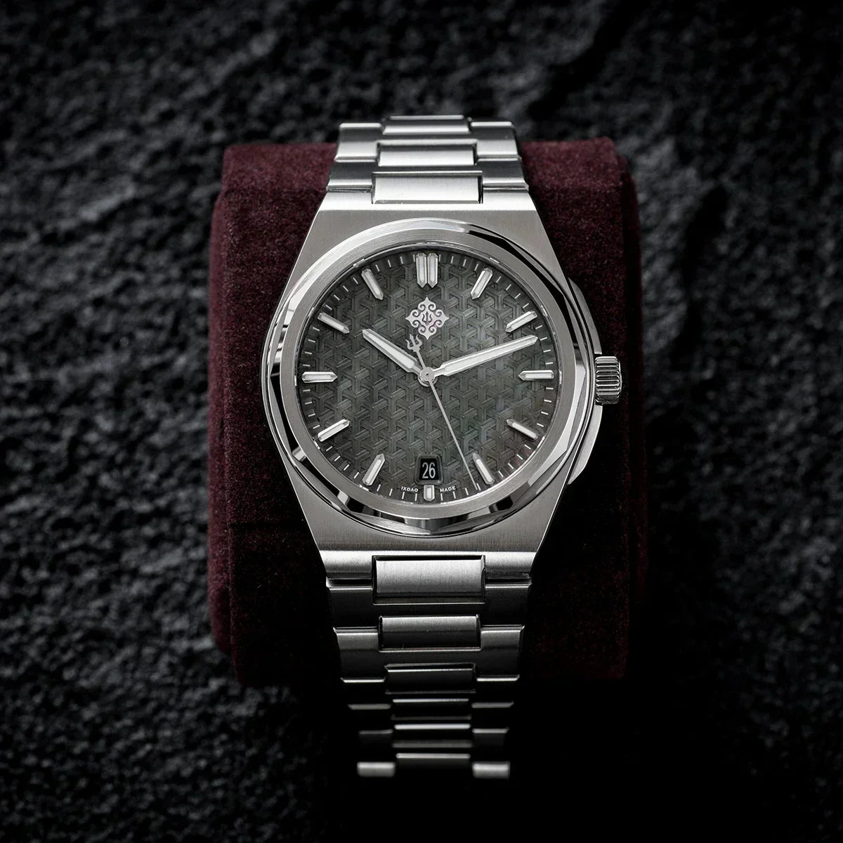 Trendbay 37mm Automatic Mechanical Men's Watch with Sapphire Crystal & 10ATM Water Resistance