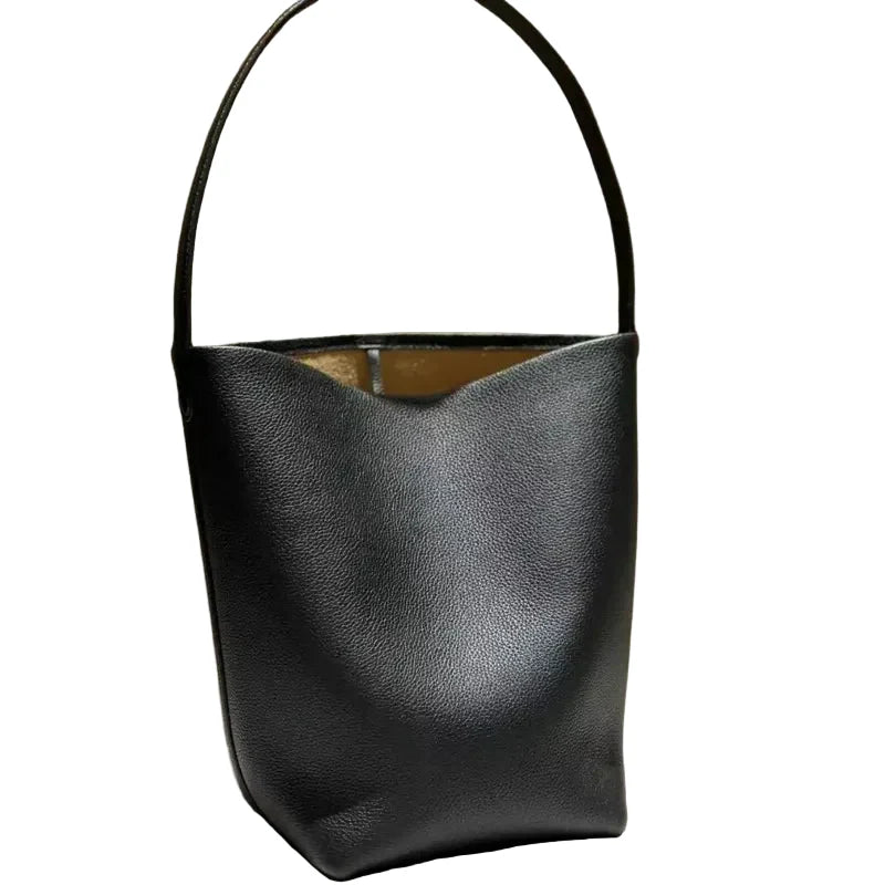 Trendbay Women's Lychee Pattern Bucket Tote Bag