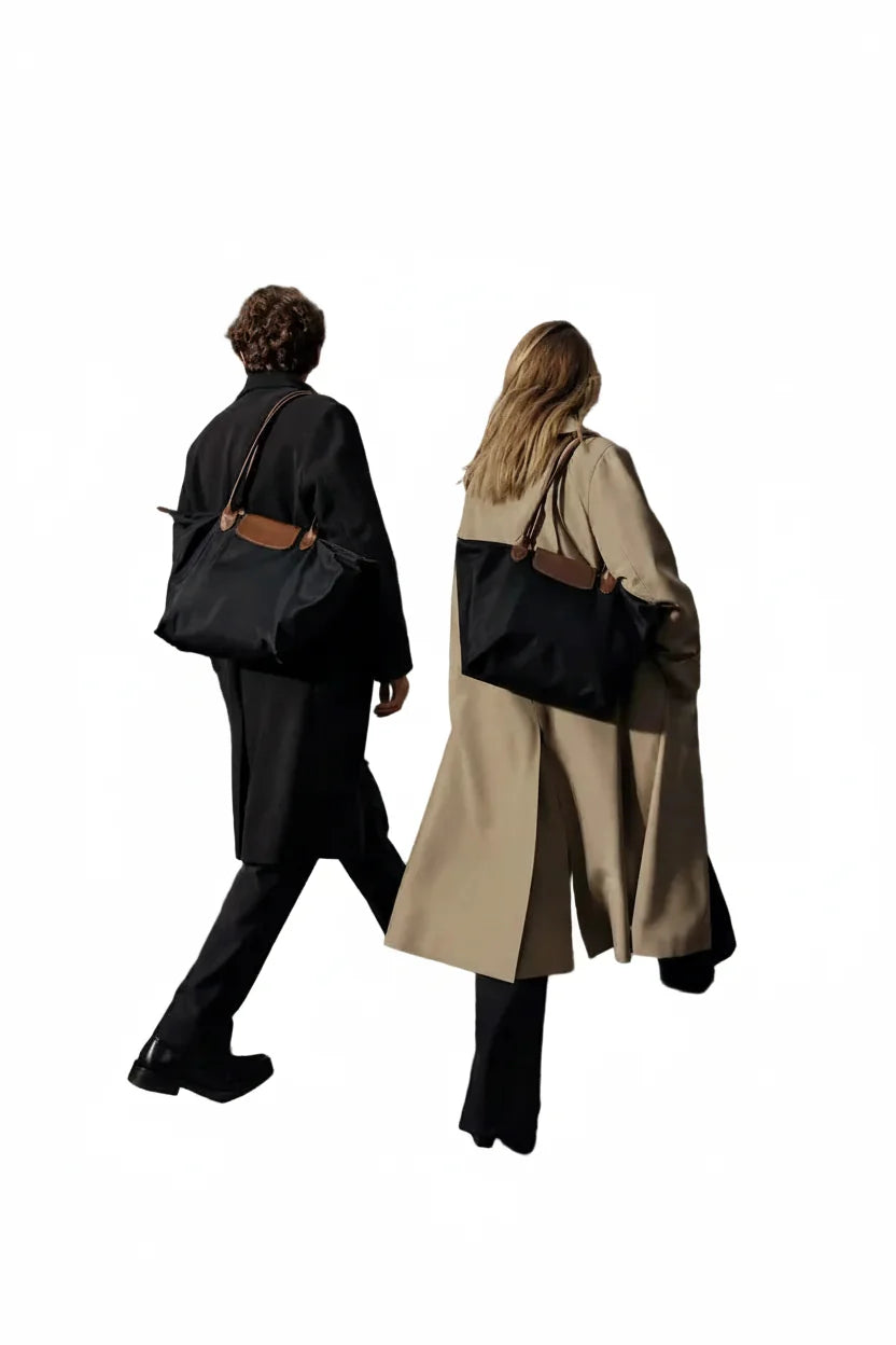 Trendbay Women's Waterproof Nylon Folding Tote Bag