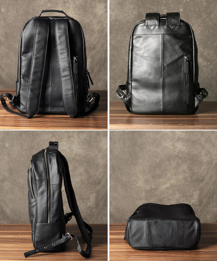 Trendbay Men's Leather Backpack