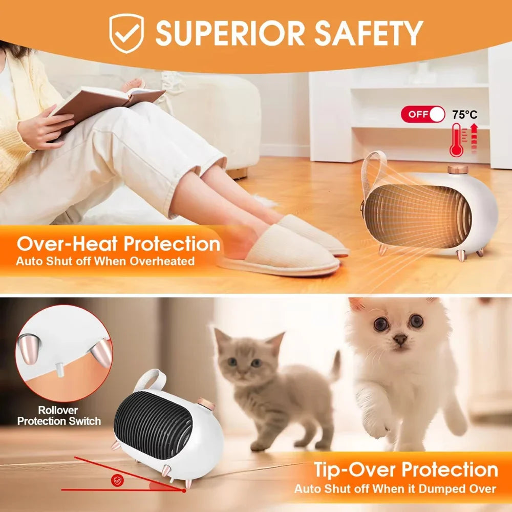 Trendbay Portable Electric Heater for Home Use