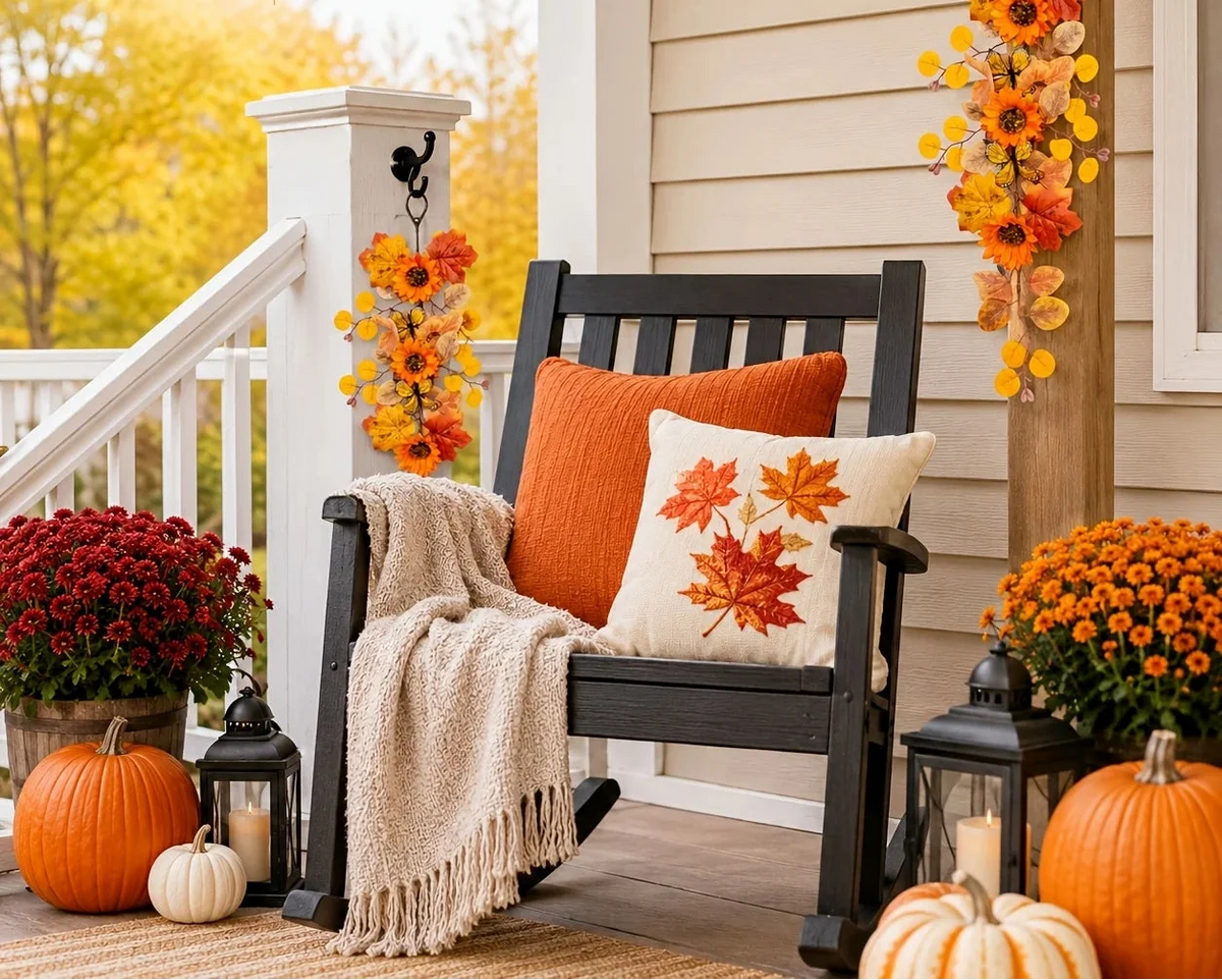 Trendbay 64cm Thanksgiving Autumn Vine Garland