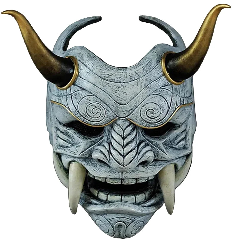 Trendbay Japanese Hannya Demon Oni Latex Cosplay Mask