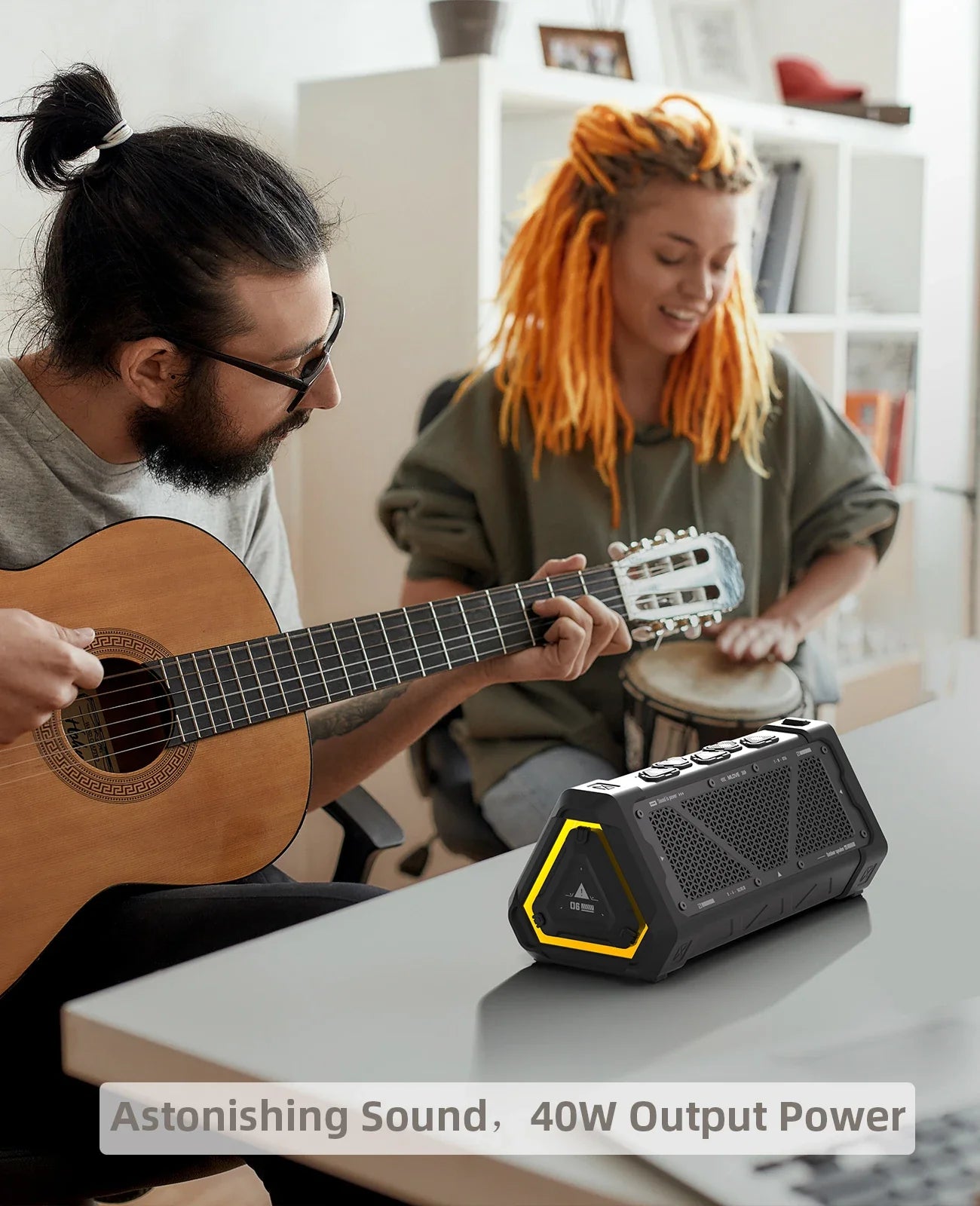Trendbay 40W Bluetooth Speaker Waterproof RGB Stereo Sound