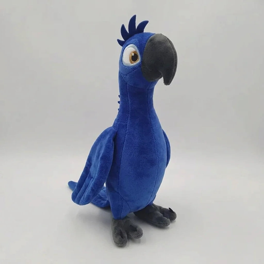 Trendbay 30cm Blue Parrot Plush Toy Soft Stuffed Bird Doll