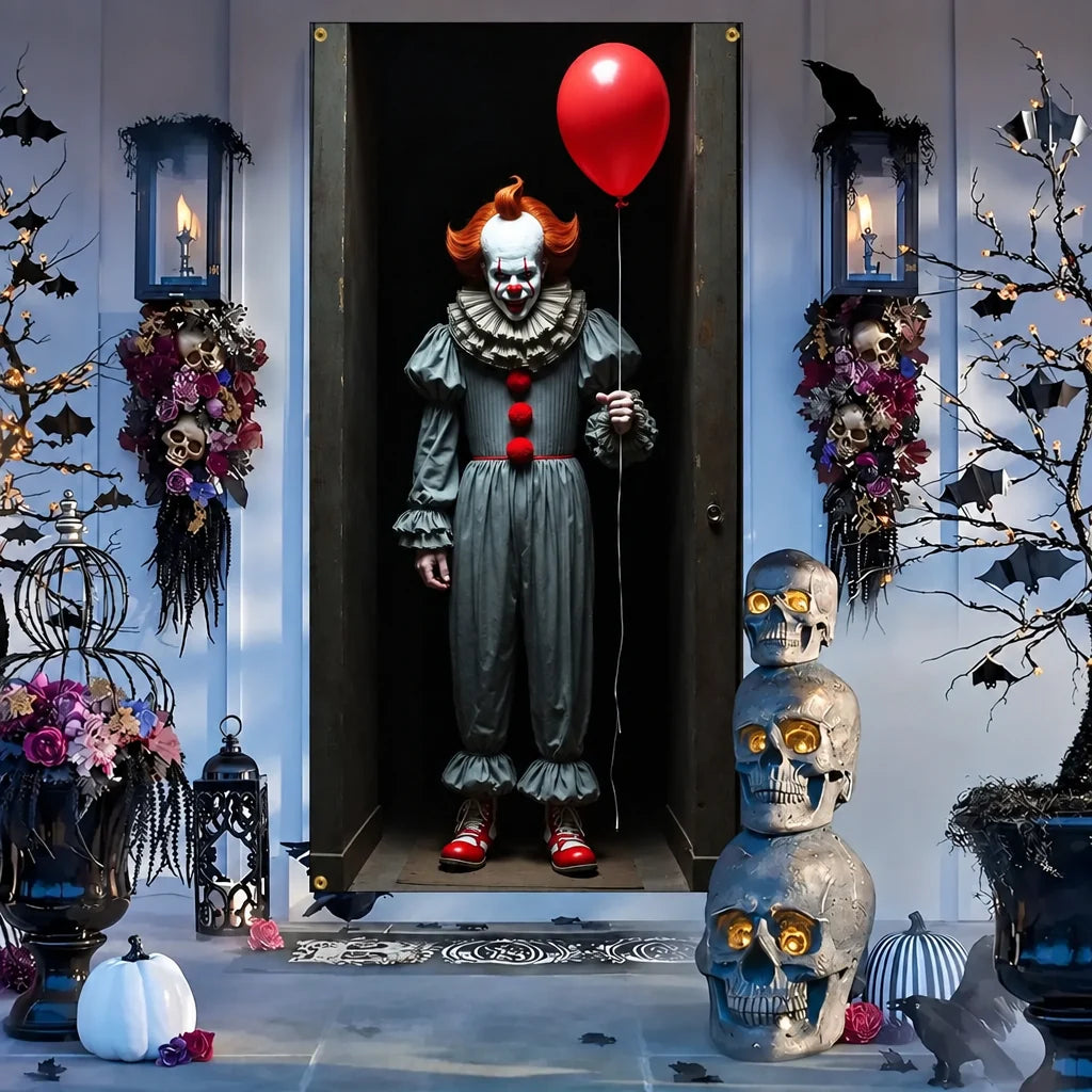 Trendbay Joker Pennywise Door Curtain Banner – 2D