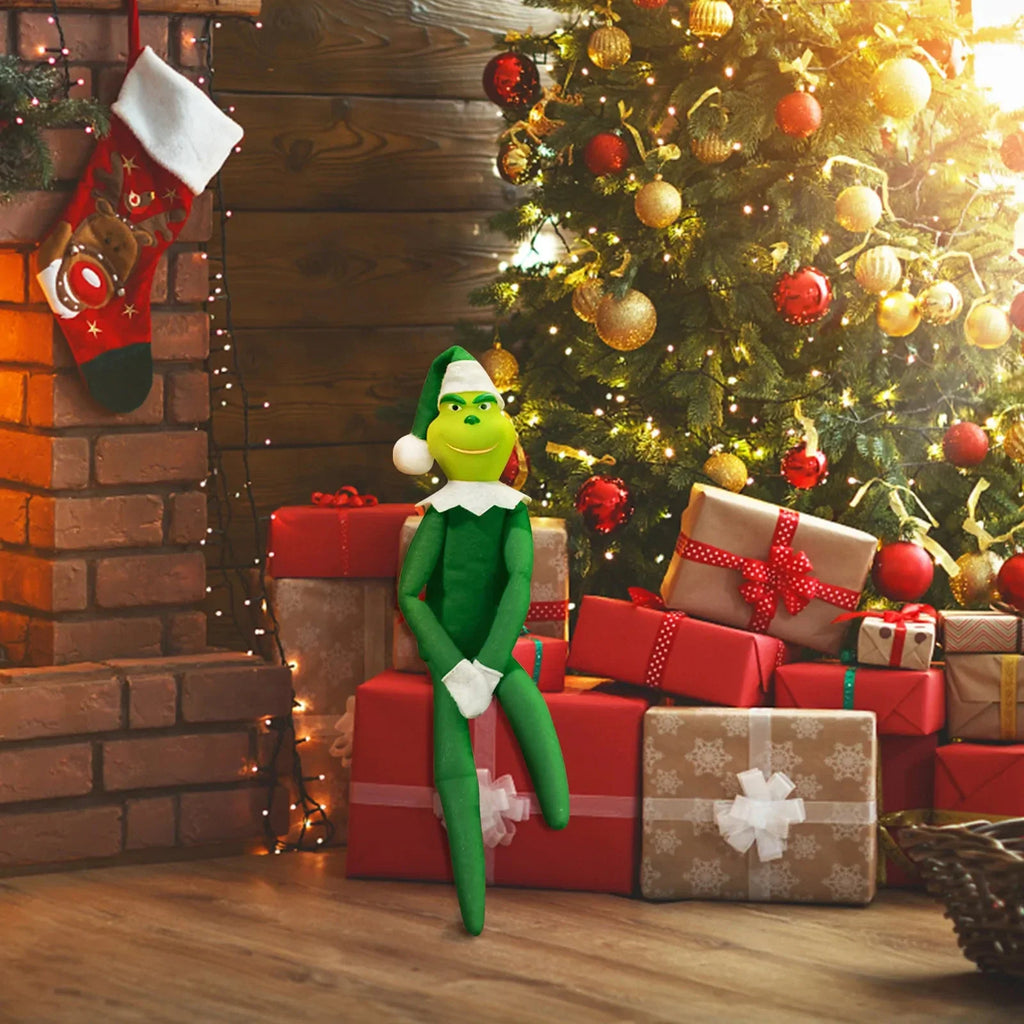 Trendbay Christmas Elf Plush Doll – Festive Shelf Sitter