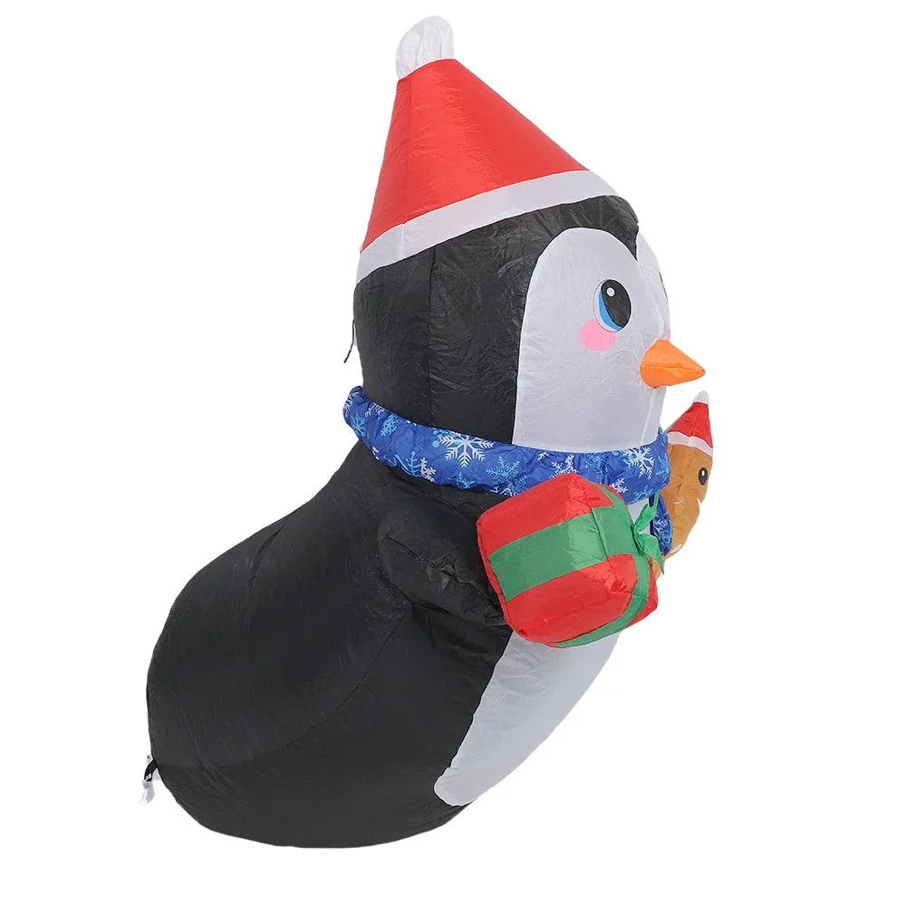 Trendbay Inflatable Christmas Penguin with LED Lights