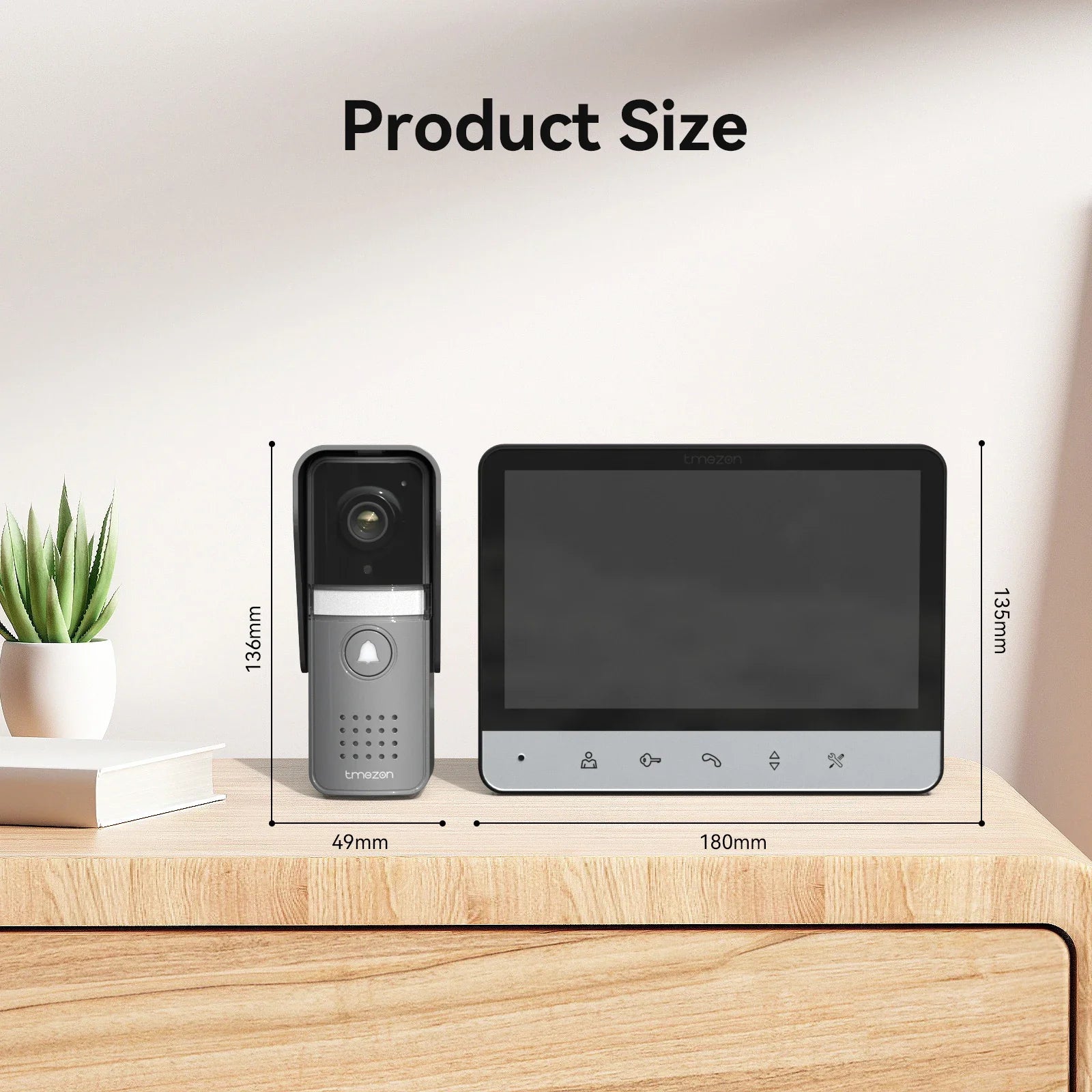 Trendbay 7-Inch Video Doorphone Intercom System