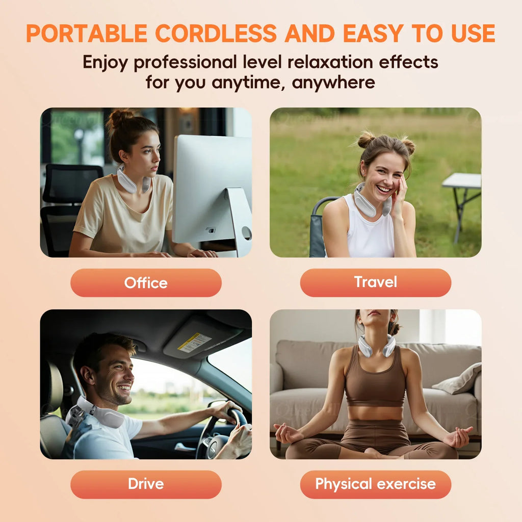 Trendbay Smart Neck & Shoulder Massager with 6 Modes & 16 Levels