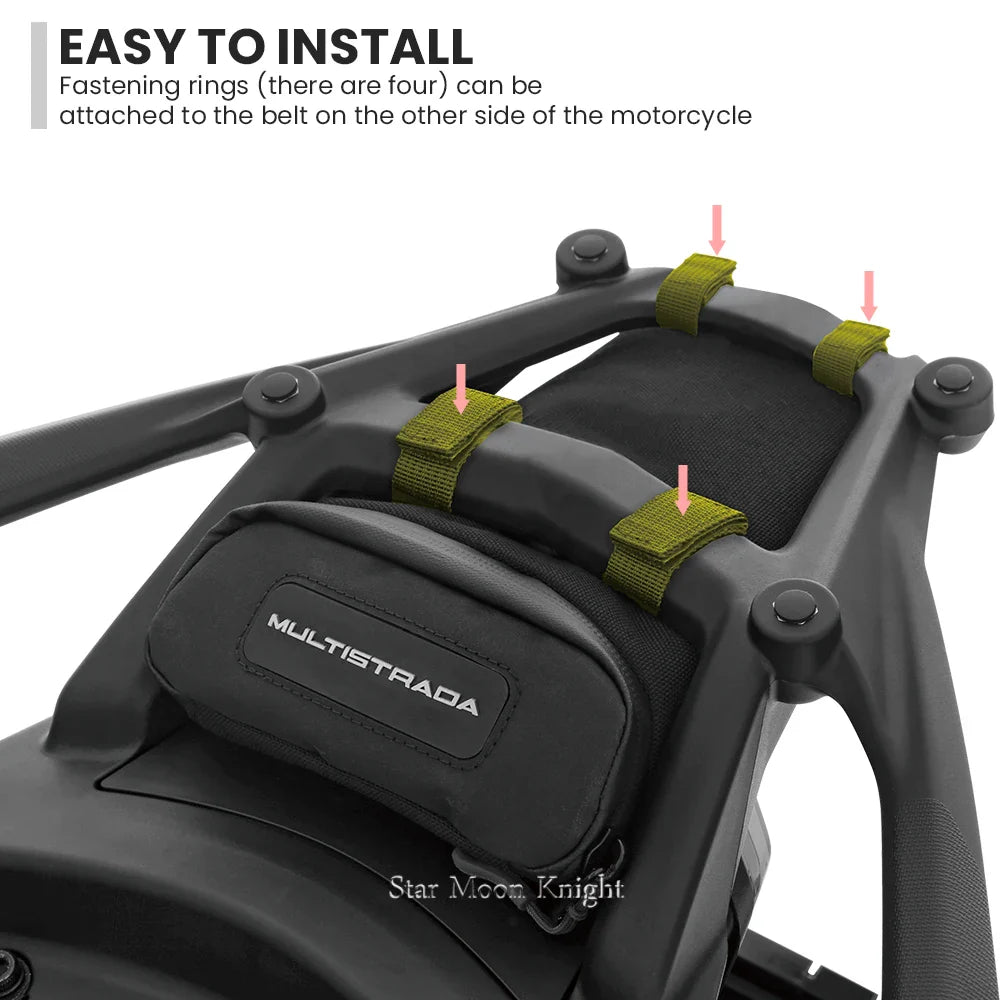 Trendbay Waterproof Under Luggage Tool Bag for Adventure Touring Motorcycles