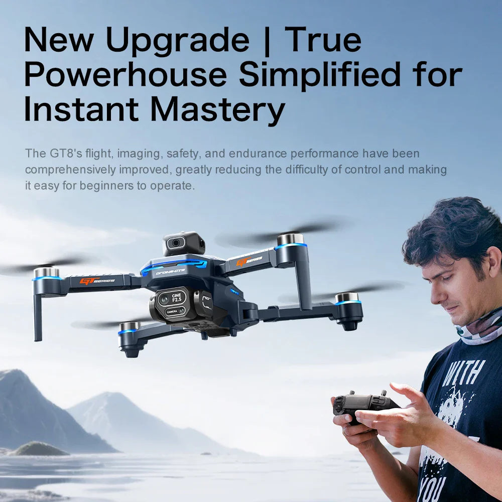 Trendbay 8K Professional Dual Camera GPS Folding Drone