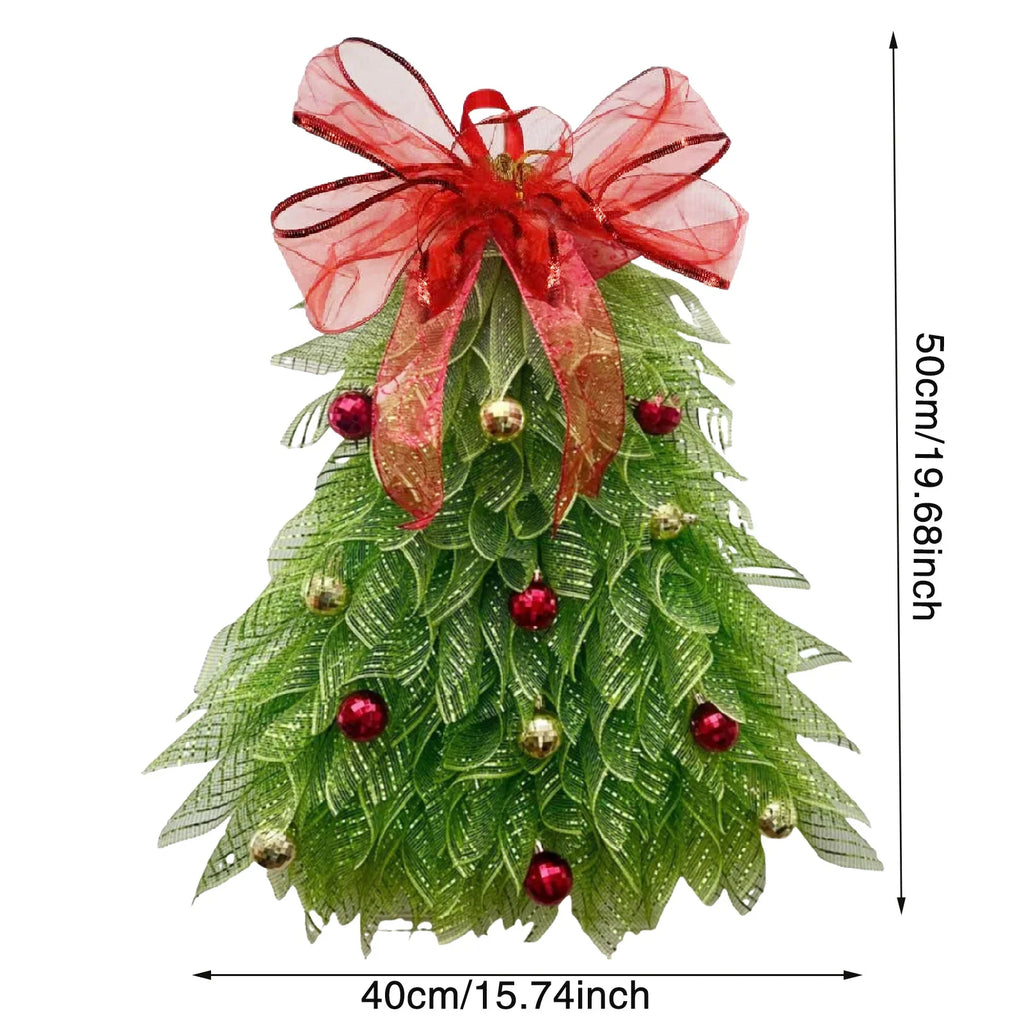 Trendbay Christmas Tree Ribbon Garland Wreath