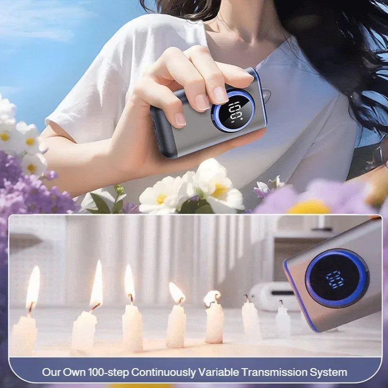 Trendbay Portable 3-in-1 Handheld Fan Rechargeable Neck Fan