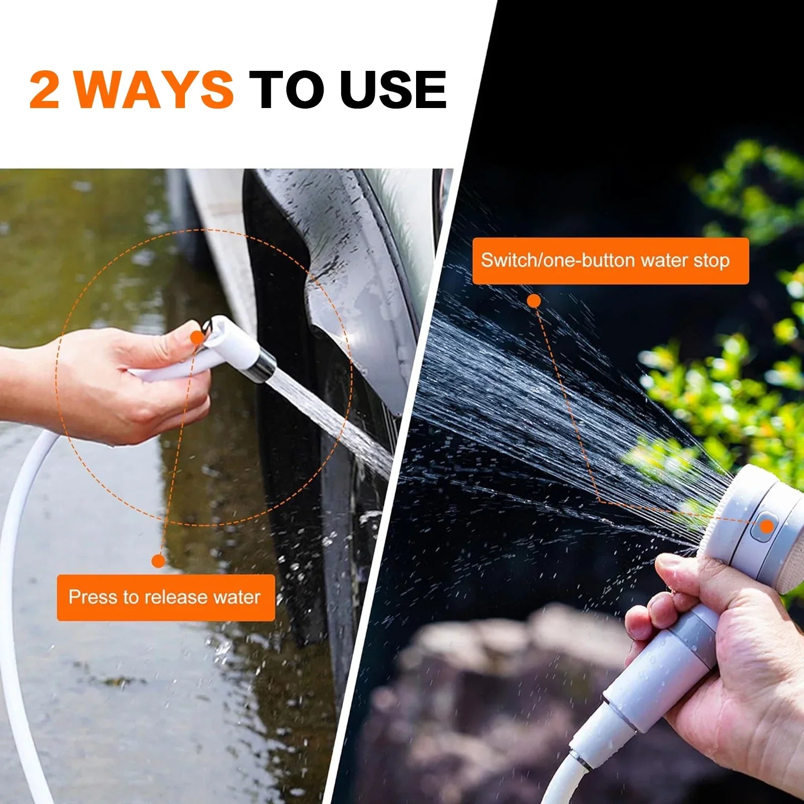 Trendbay Portable Rechargeable Outdoor Shower