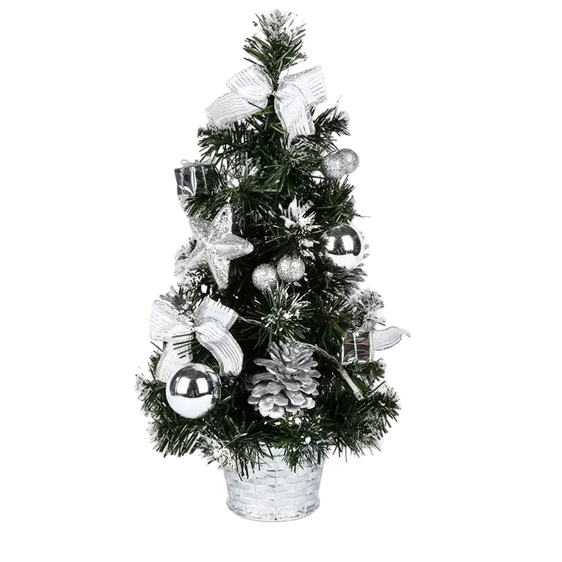 Trendbay 40CM LED Christmas Tree Night Light – Silver
