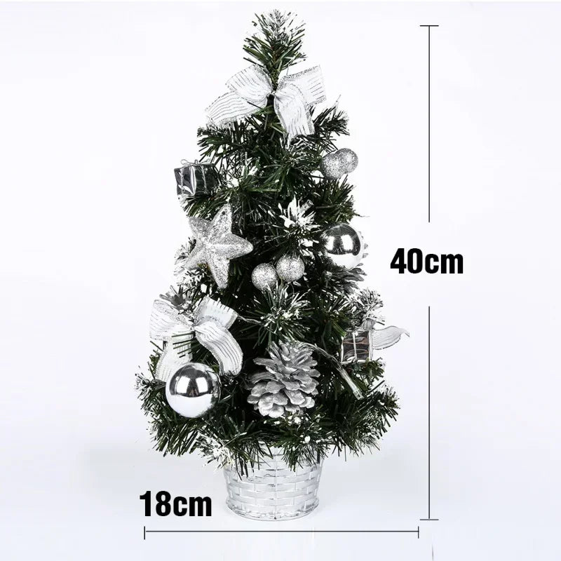 Trendbay 40CM LED Christmas Tree Night Light – Silver