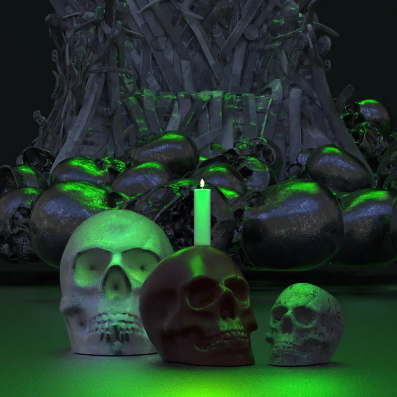 Trendbay Large 3D Skeleton Head Silicone DIY Mold
