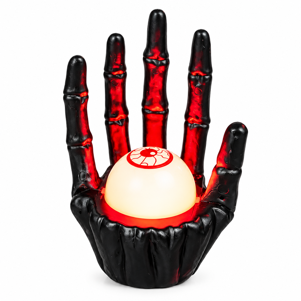 Trendbay 1-Piece Halloween Eye Light Ghost Hand – Black