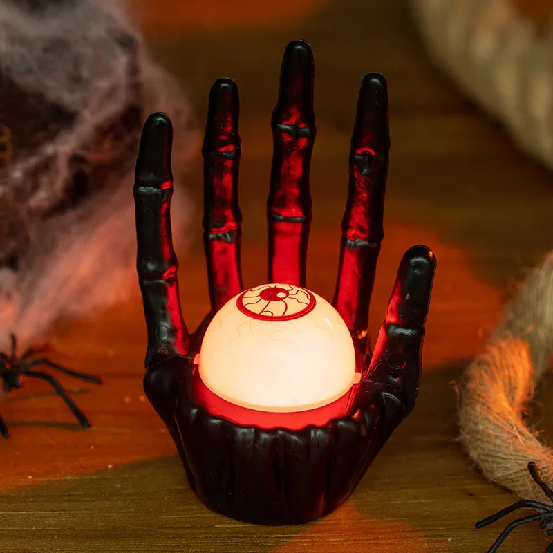 Trendbay 1-Piece Halloween Eye Light Ghost Hand – Black