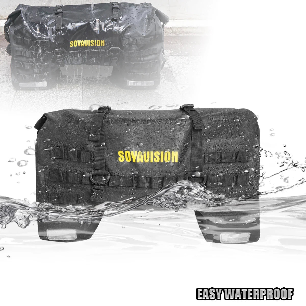 Trendbay Waterproof Motorcycle Tail Bag 80L