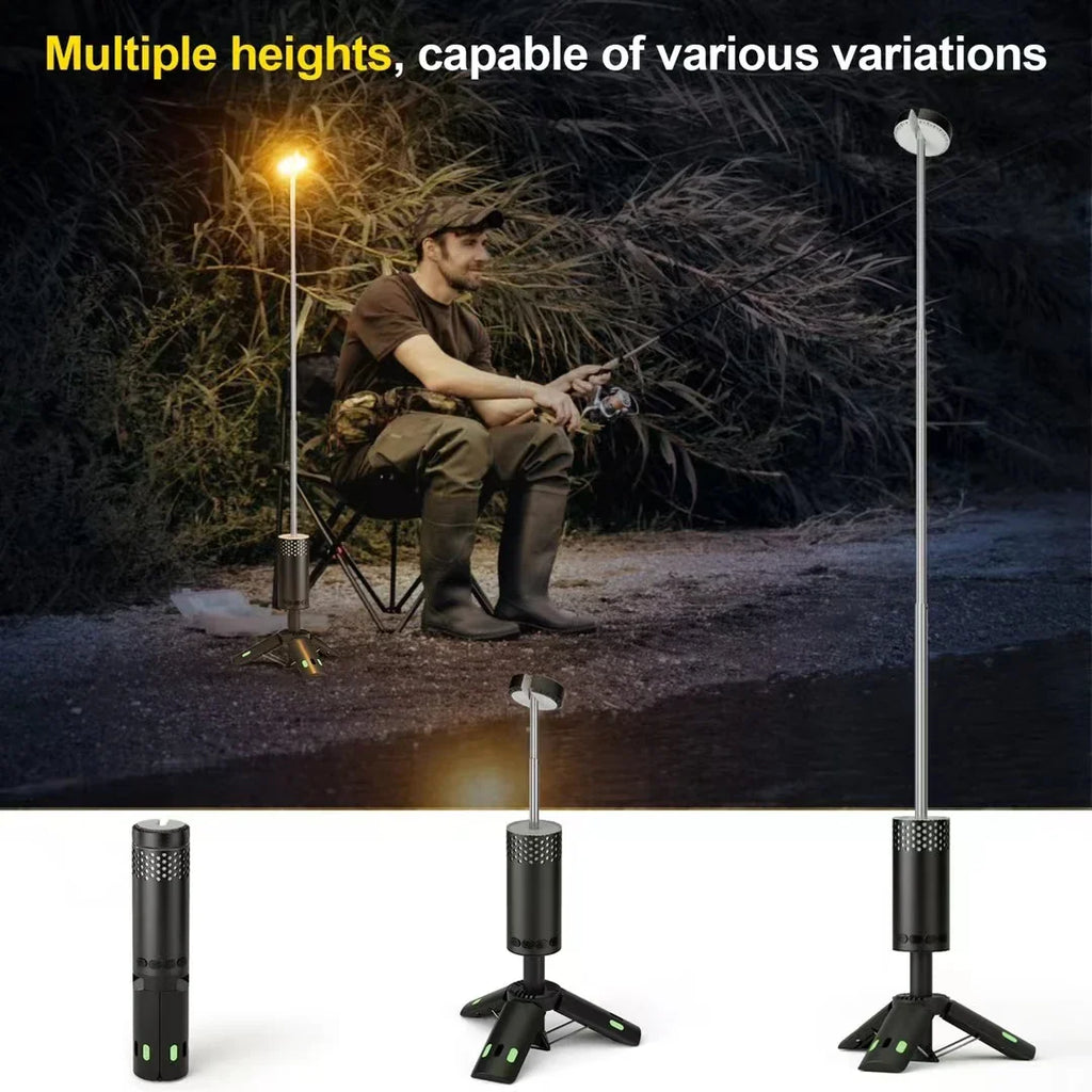 Trendbay 10000mAh Telescopic Camping Light with Magnetic Tripod