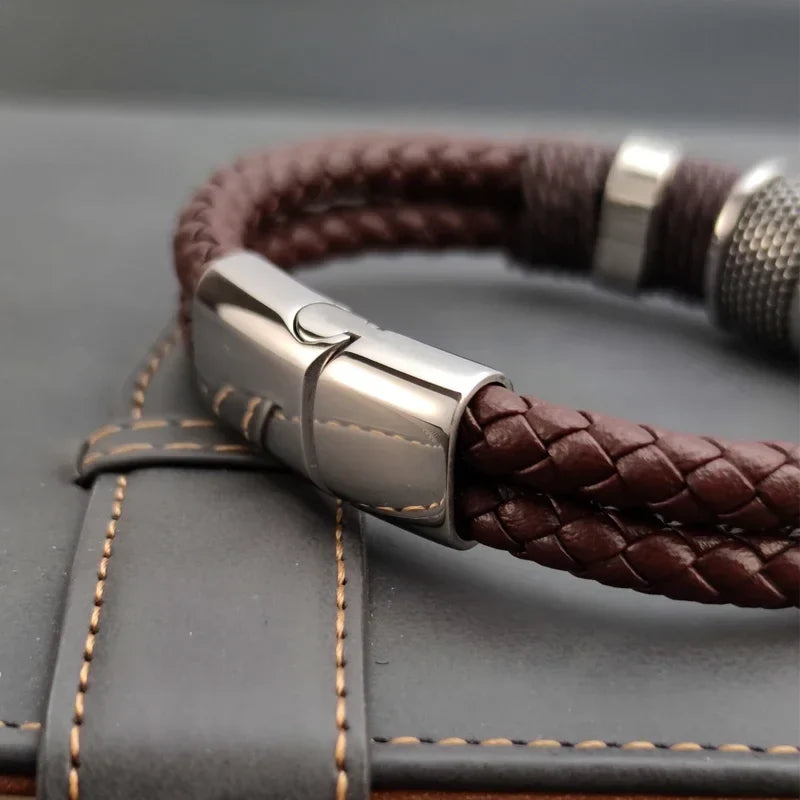 Trendbay Vintage Multilayer Leather Men's Bracelet
