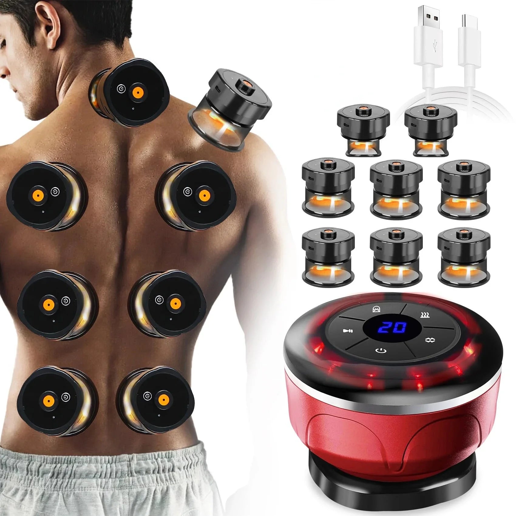 Trendbay Electric Cupping Massager Set