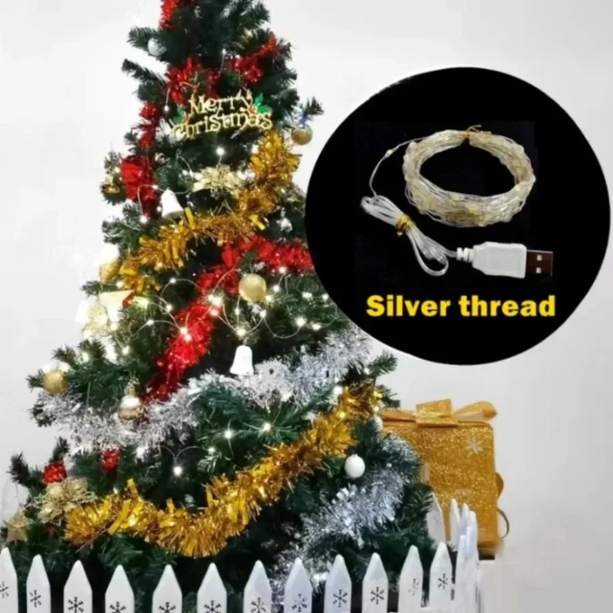 Trendbay 10M USB LED Copper Wire Fairy String Lights – Warm White