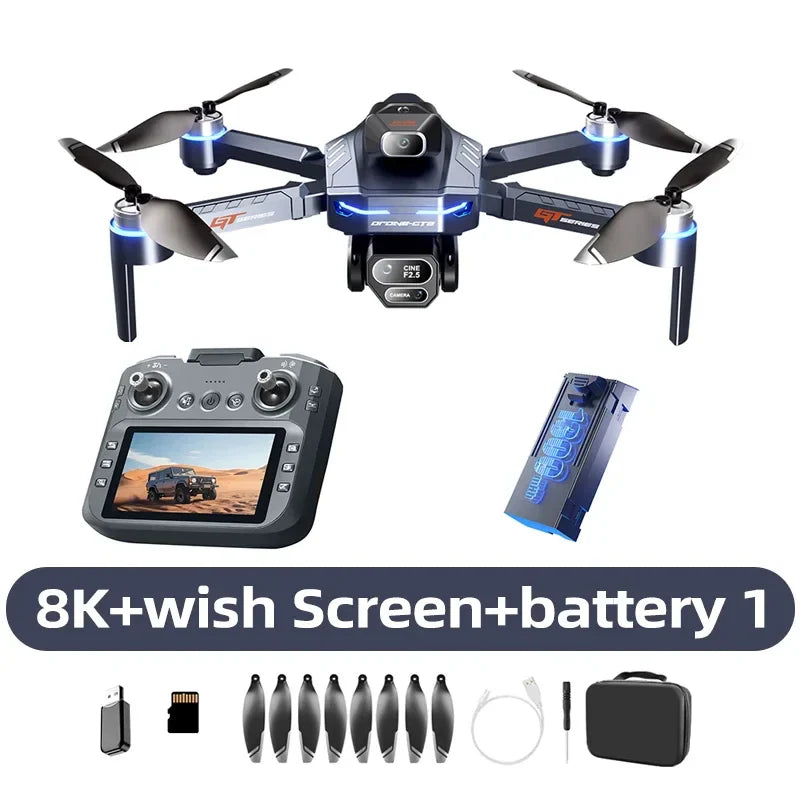 Trendbay 8K Professional Dual Camera GPS Folding Drone