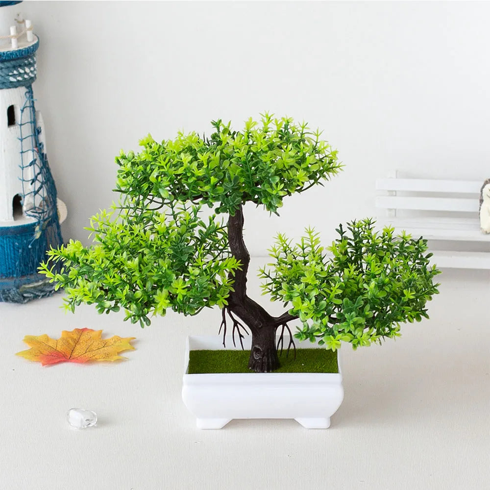 Trendbay Artificial Decor Potted Mini Tree Plant 18 × 20 cm