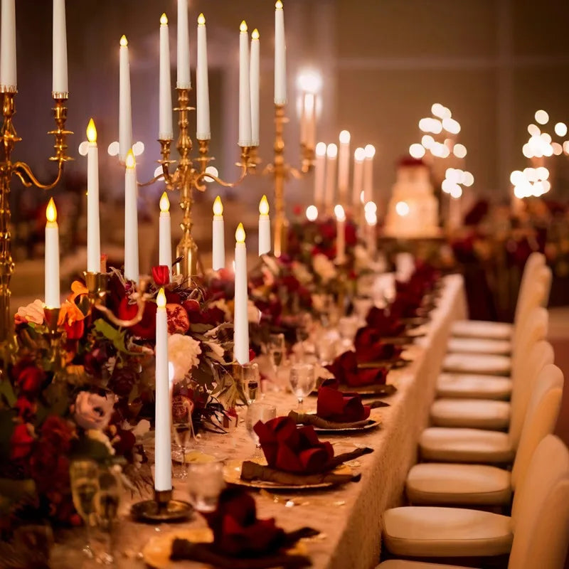 Trendbay Flameless LED Taper Candles Set