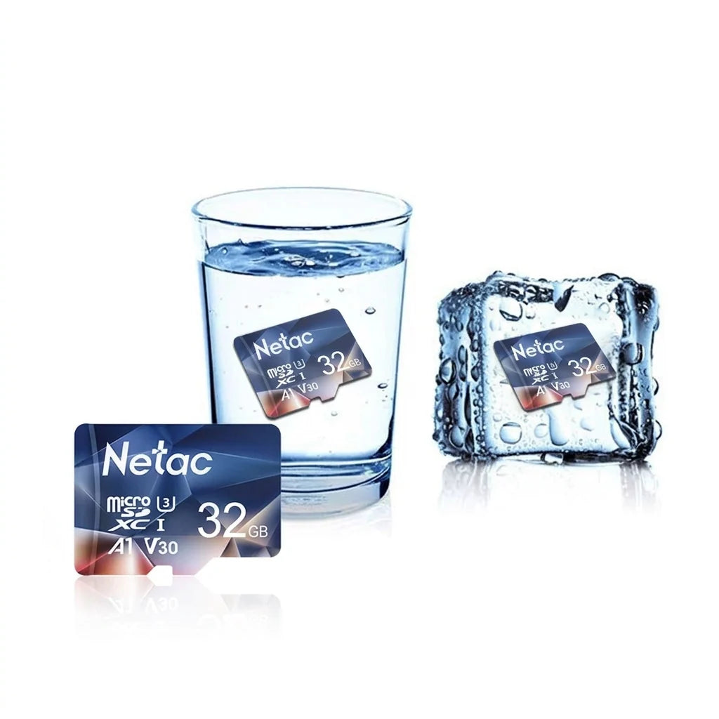 Trendbay Netac 32GB MicroSD Memory Card – Class 10 UHS-I U1 A1, Up to 90MB/s