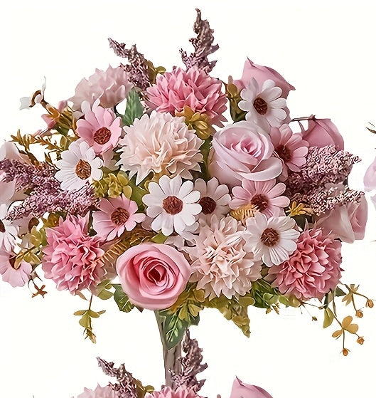Trendbay 35CM Artificial Autumn Rose Bouquet Faux Flower